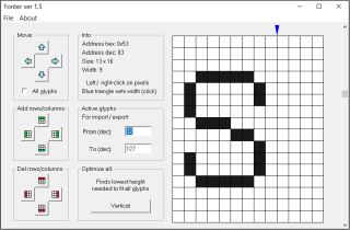 Embedded font designer